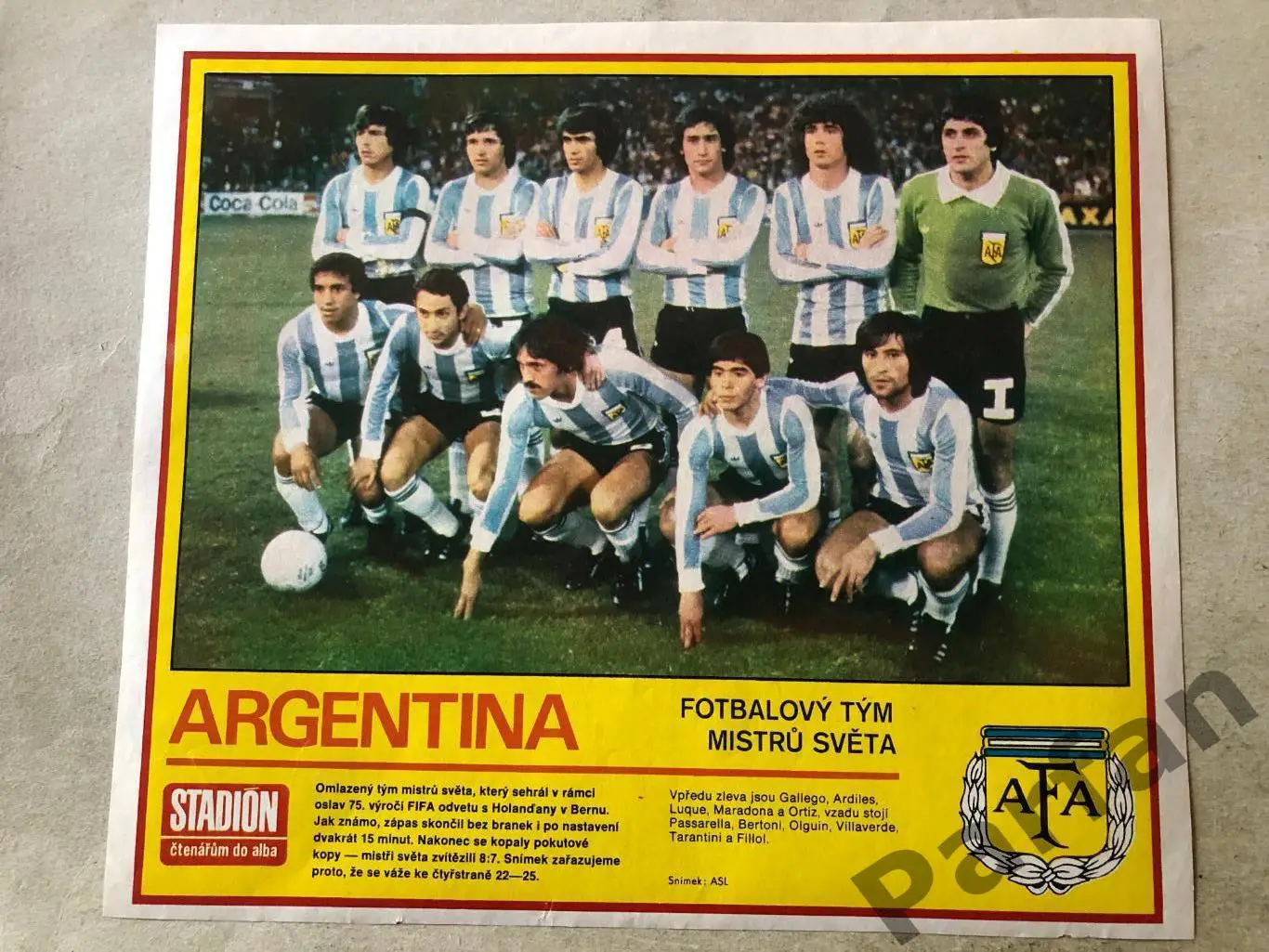 Stadion Постер, Аргентина 1978 Чемпіон Світу