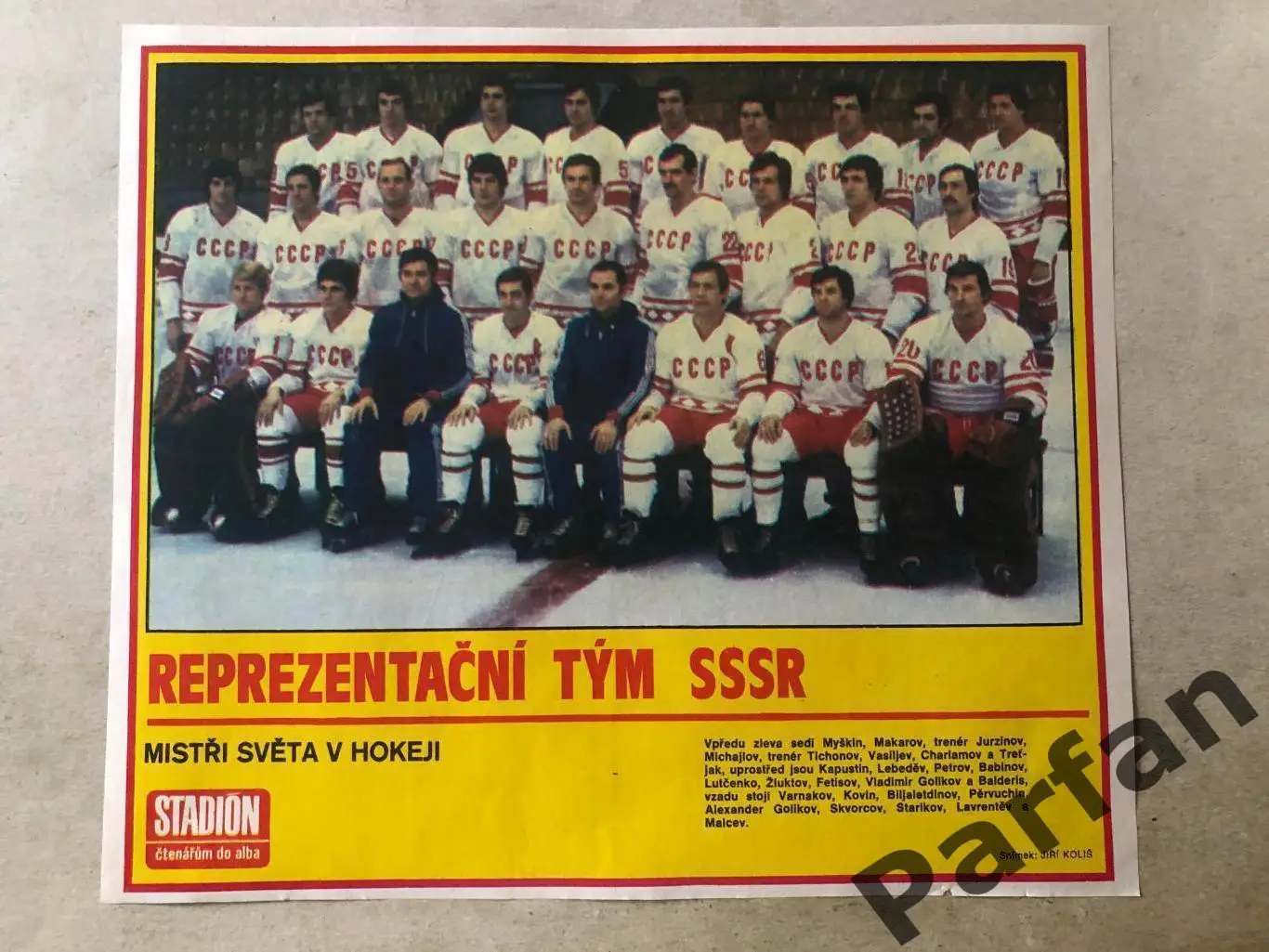Stadion Постер СССР 3 Хокей
