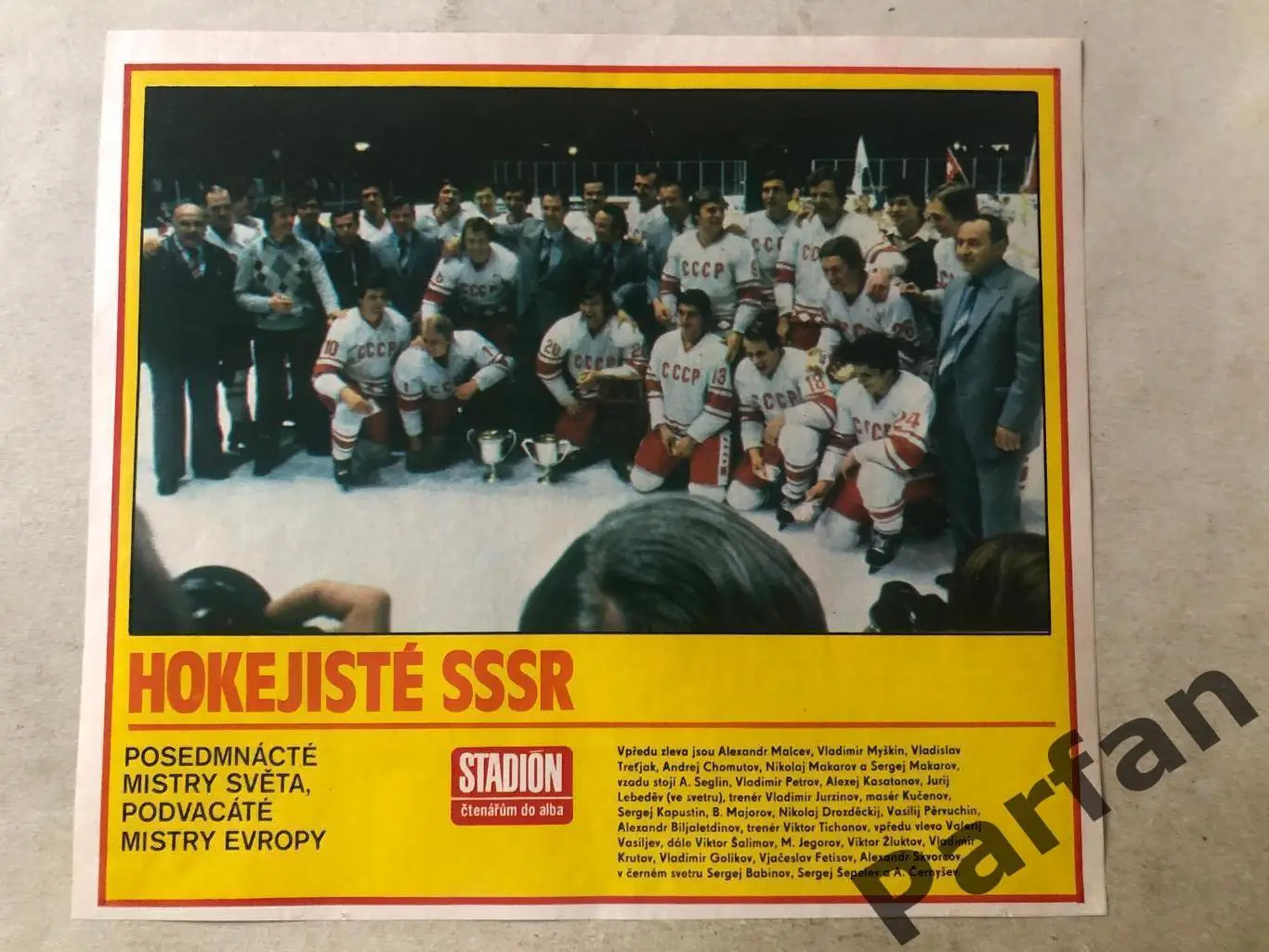 Stadion Постер СССР 4 Хокей