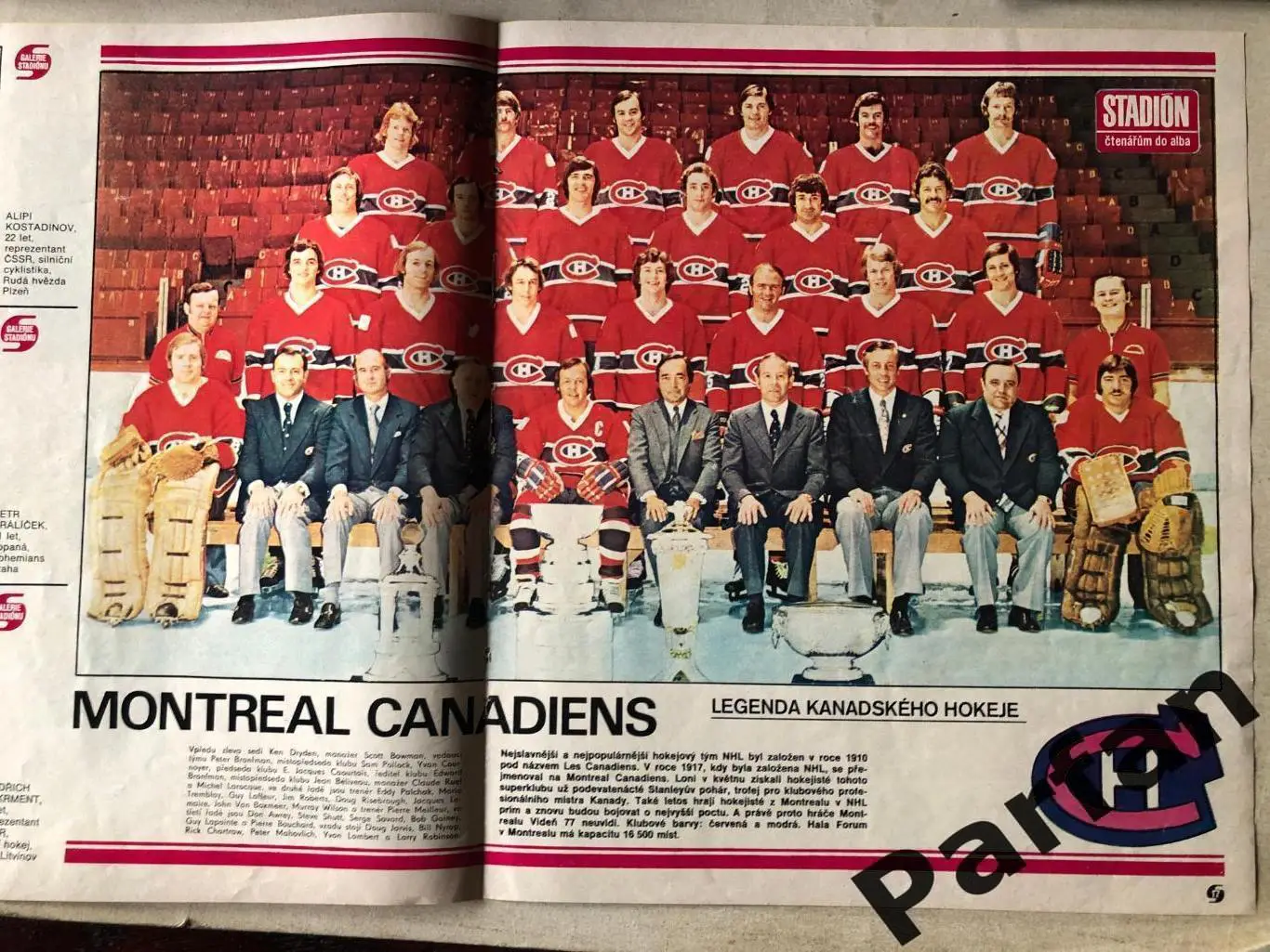 Stadion Постер Монреаль Канадієнс Хокей