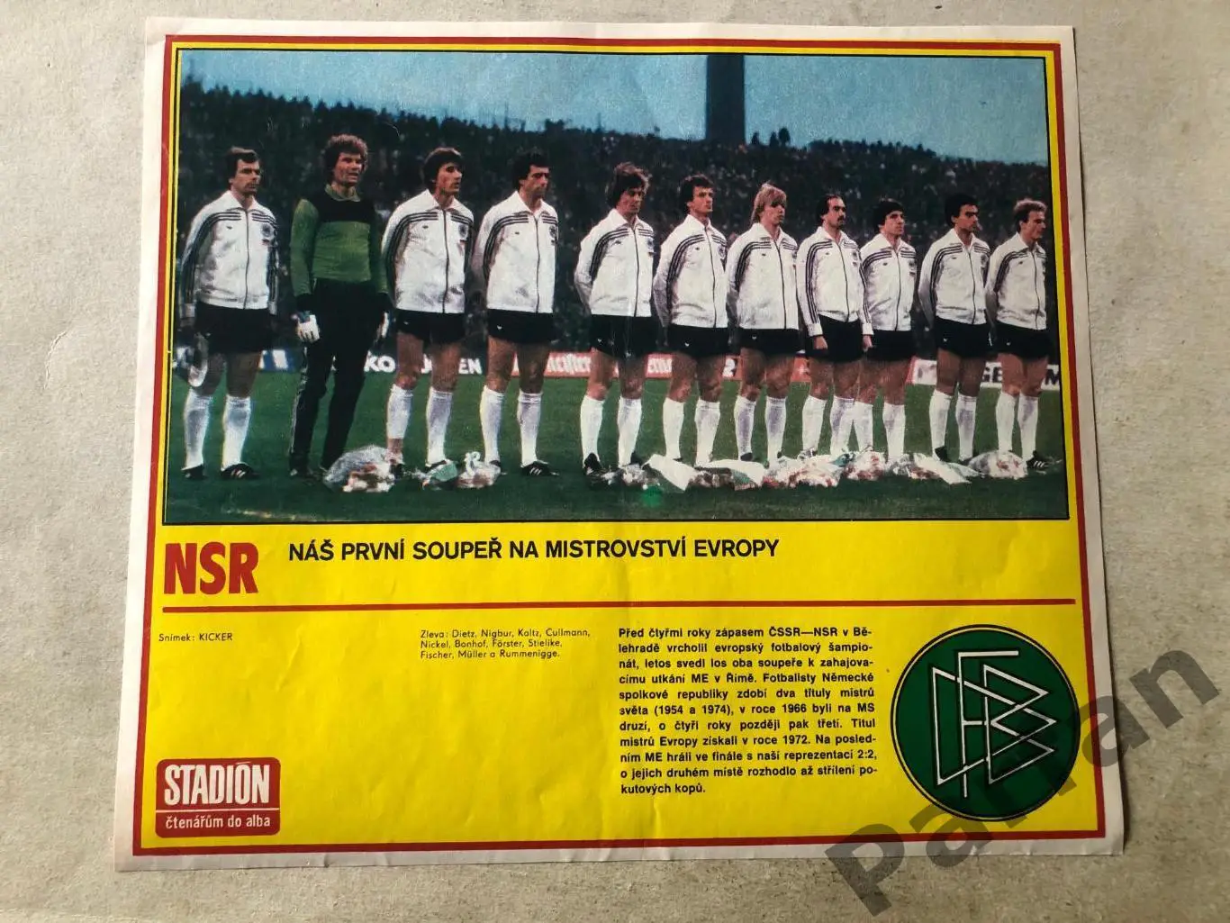 Stadion Постер ФРН 1980