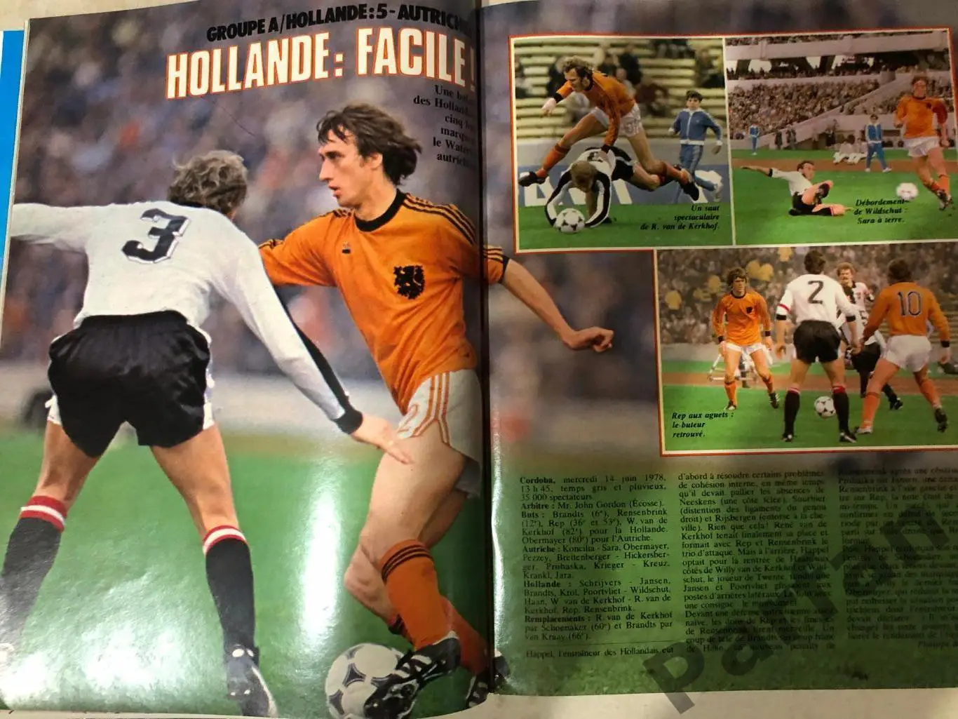 Журнал ONZE Special Спецвипуск Чемпіонат Світу 1978 Фінал 7
