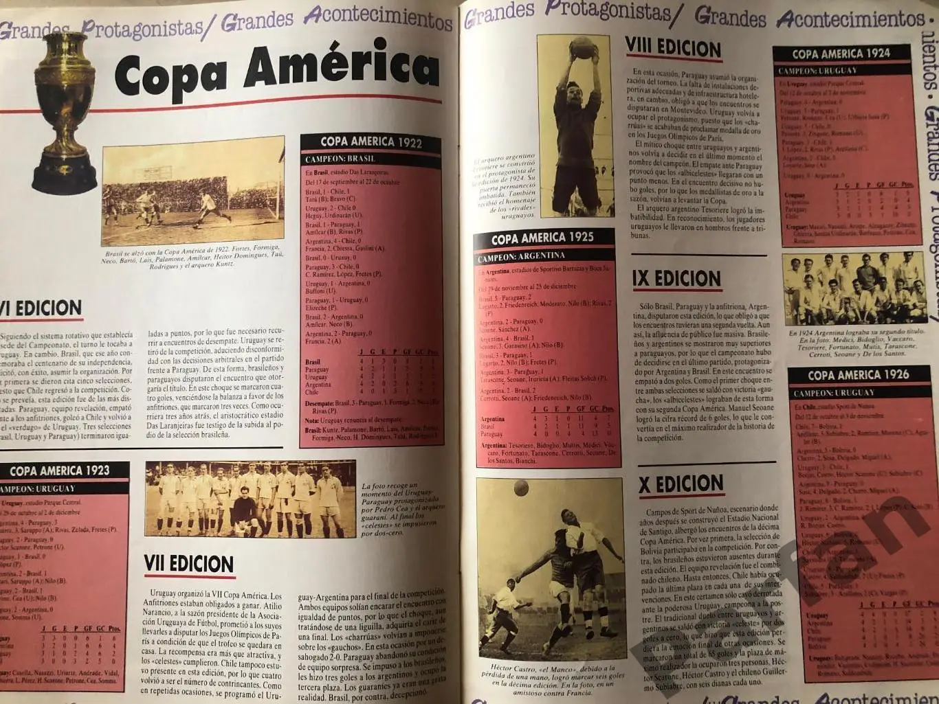 Журнал Futbol. Переможець розіграшу Кубка Америки 1991 Аргентина 6