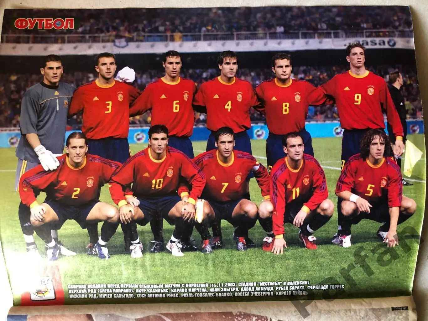 Журнал Футбол 2004 №1 Іспанія 1