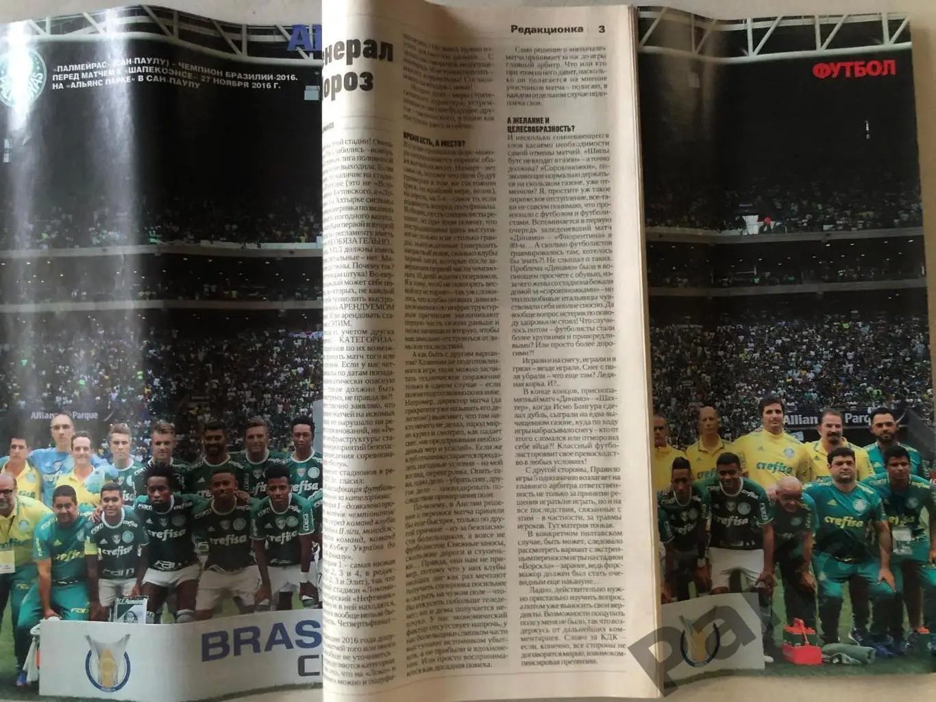 Журнал Футбол 2016 №94 Палмейрас 1
