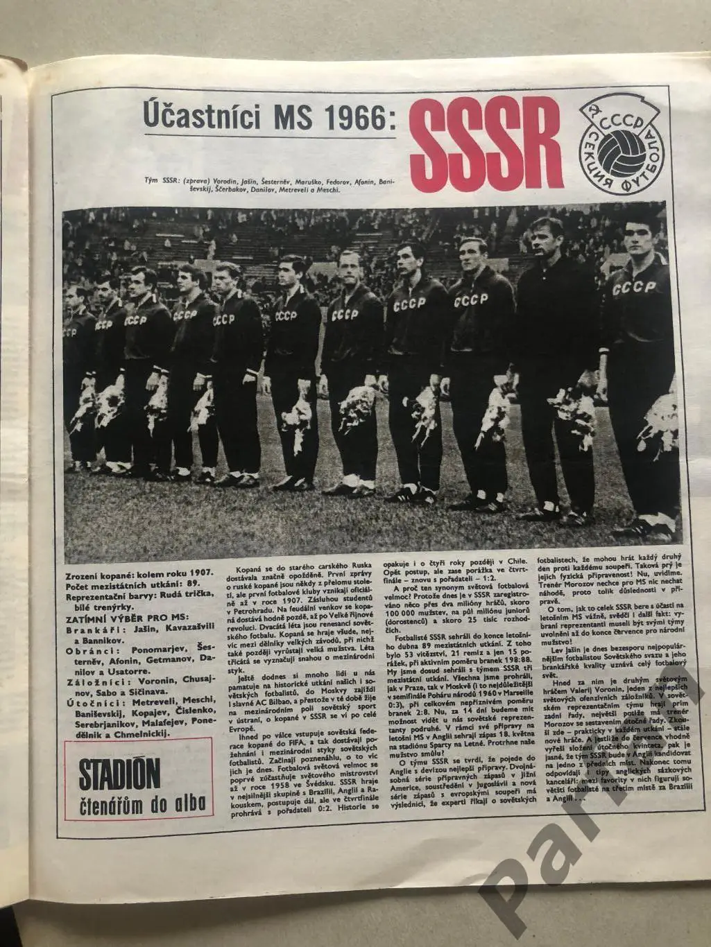 Стадіон/Stadion 1966 №18 СССР 1