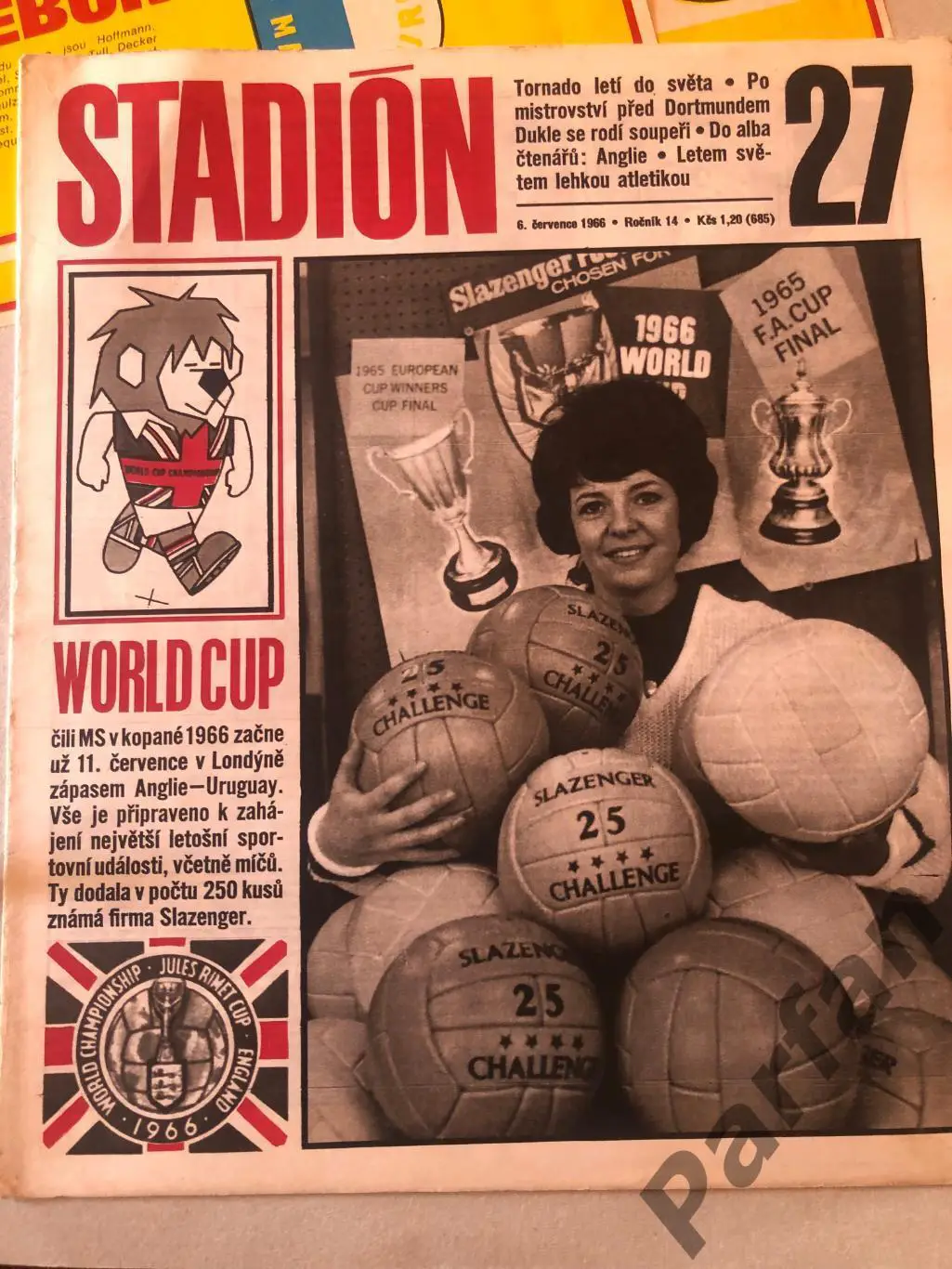 Стадіон/Stadion 1966 №27 Англія