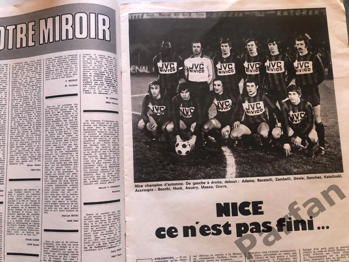 Miror du Football 1975 1