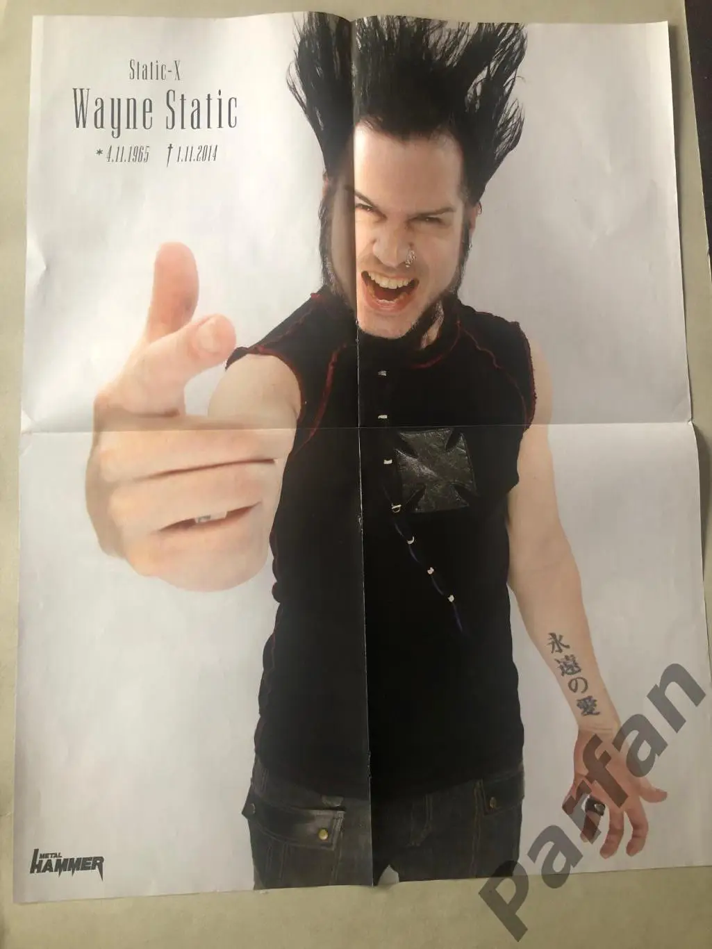 Metal Hammer Німеччина Постер Slipknot/Wayne Static 1