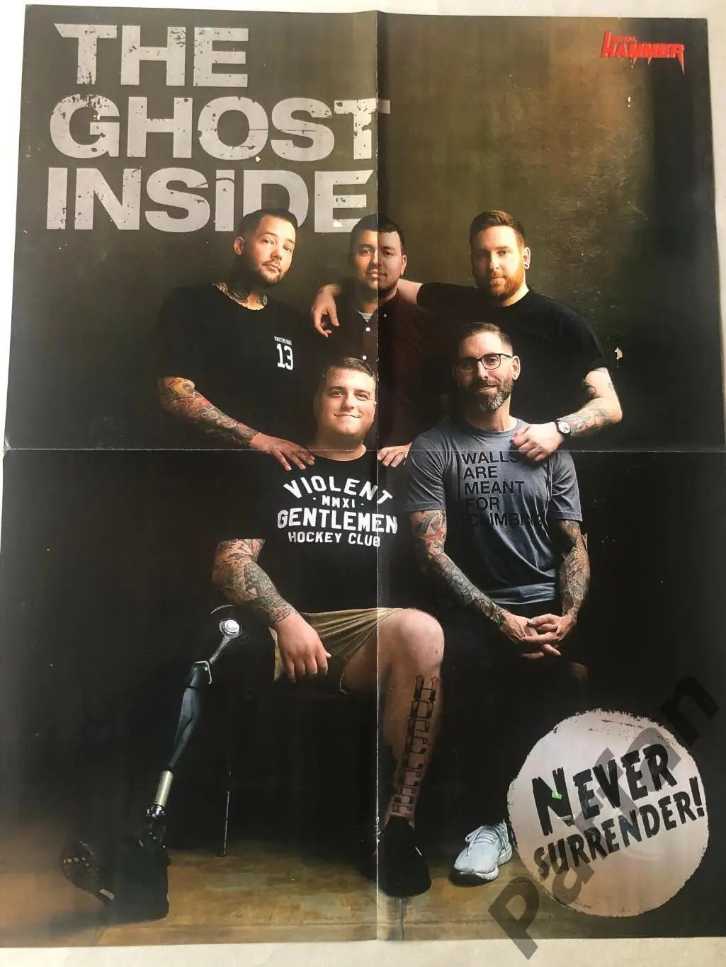 Metal Hammer Німеччина Постер Pantera/The Ghost Inside 1