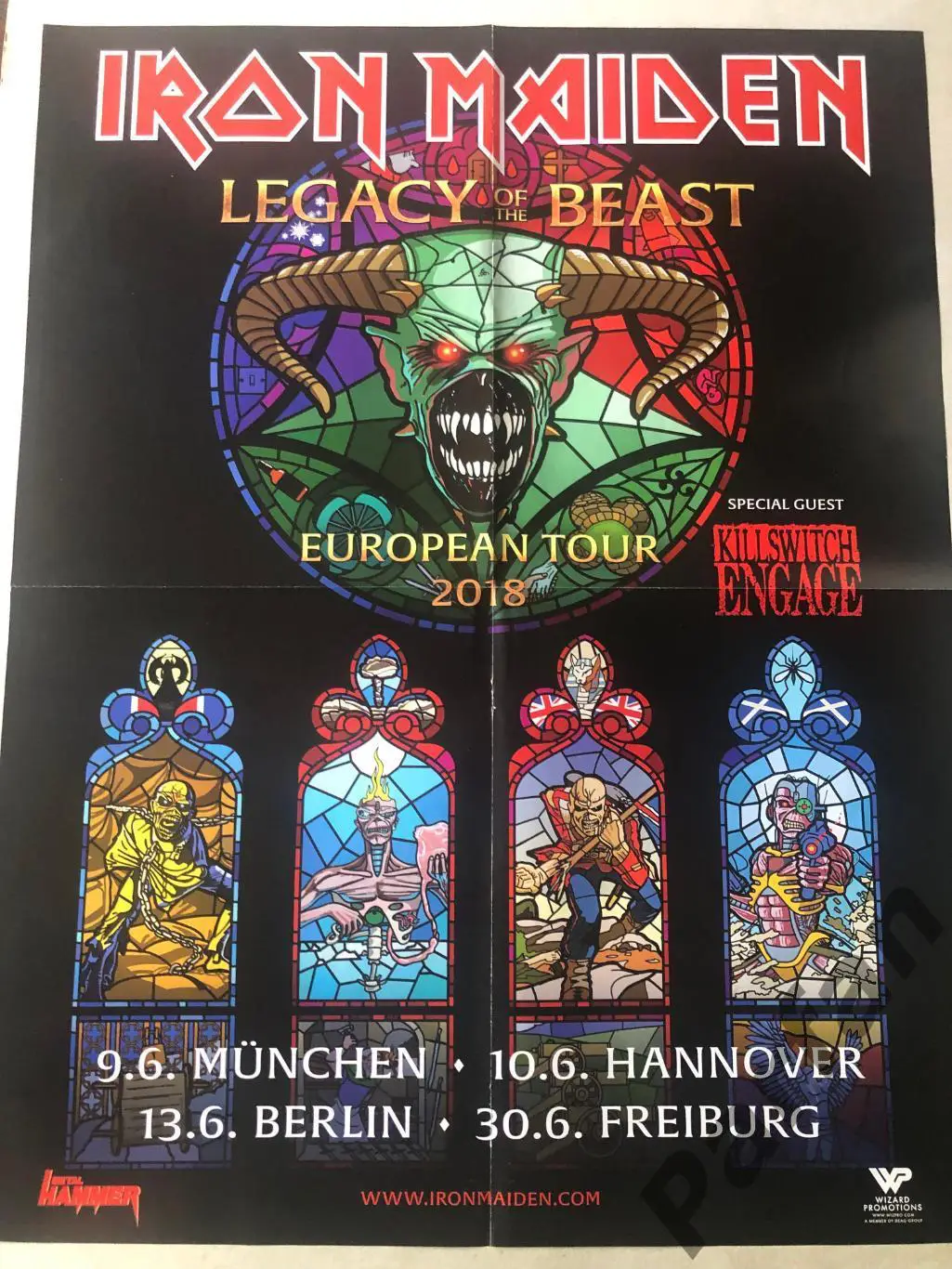 Metal Hammer Німеччина Постер Motorhead/Iron Maiden 1