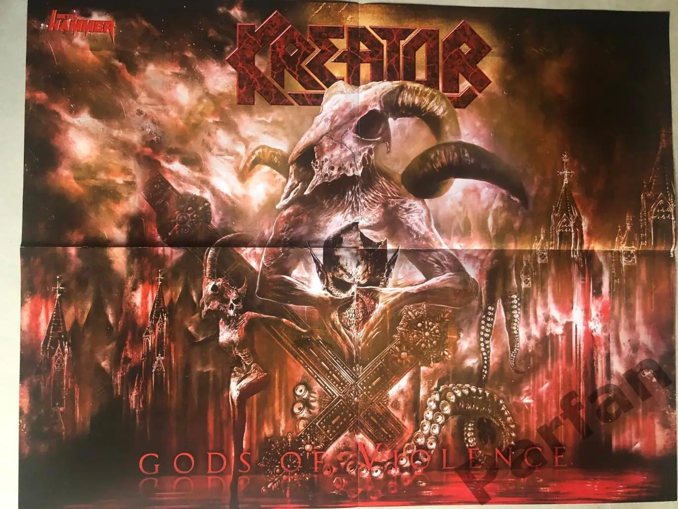 Metal Hammer Німеччина Постер Slayer/Kreator 1