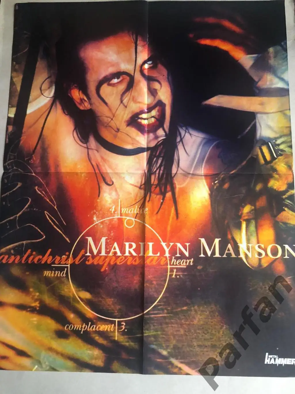 Metal Hammer Німеччина Постер Marilyn Manson/Mercenary