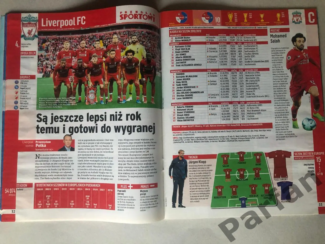 Журнал Skarb Kibica 2018/19 Ліга Чемпіонів Спецвипуск 6