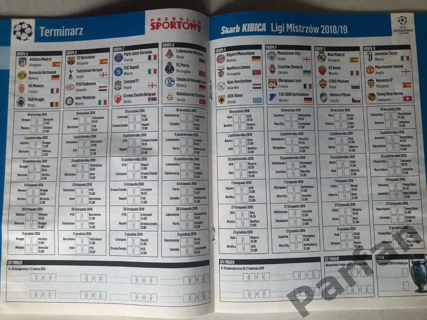 Журнал Skarb Kibica 2018/19 Ліга Чемпіонів Спецвипуск 7