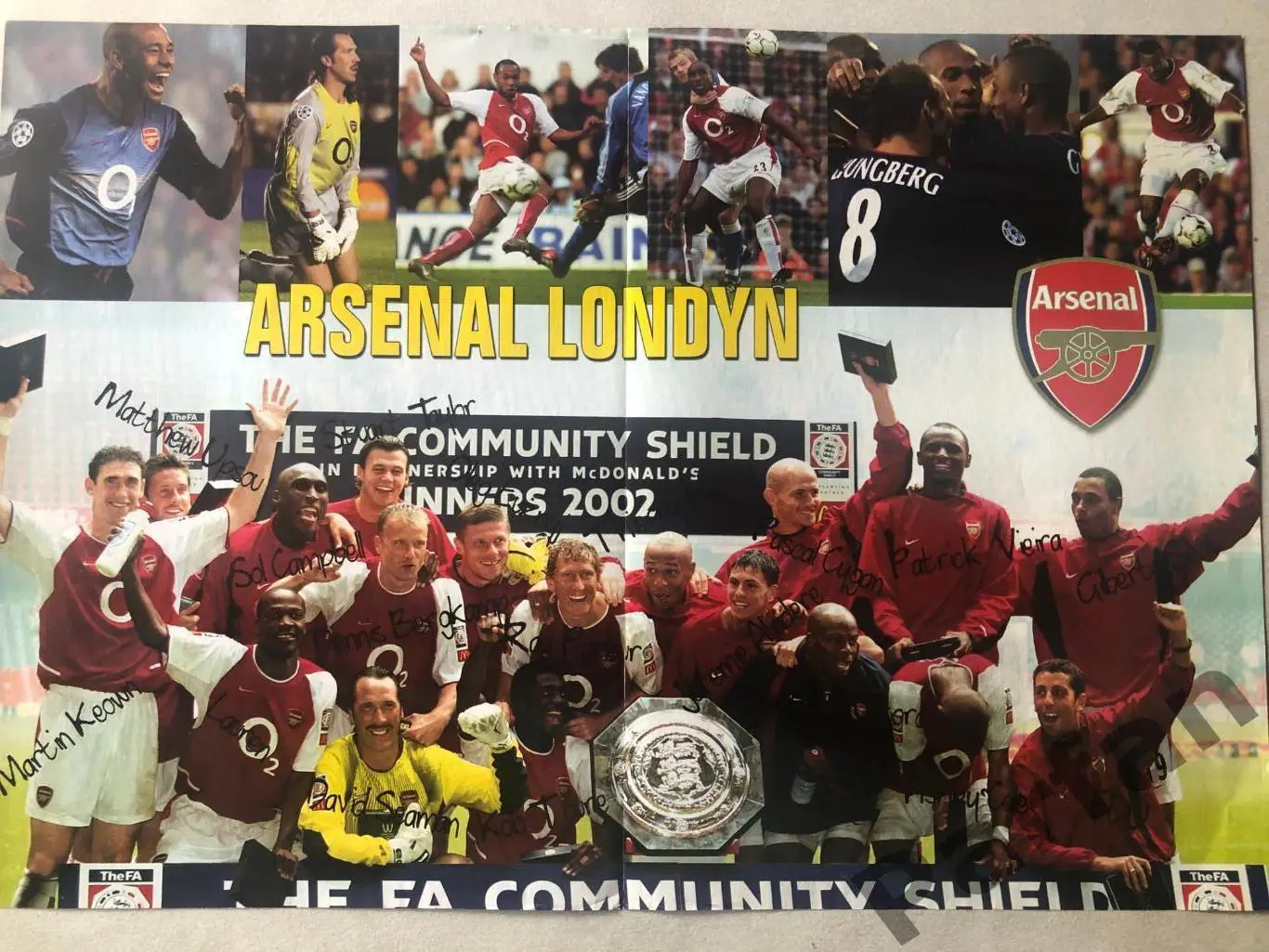 Журнал Футбол Pilka Nozna Постер Арсенал