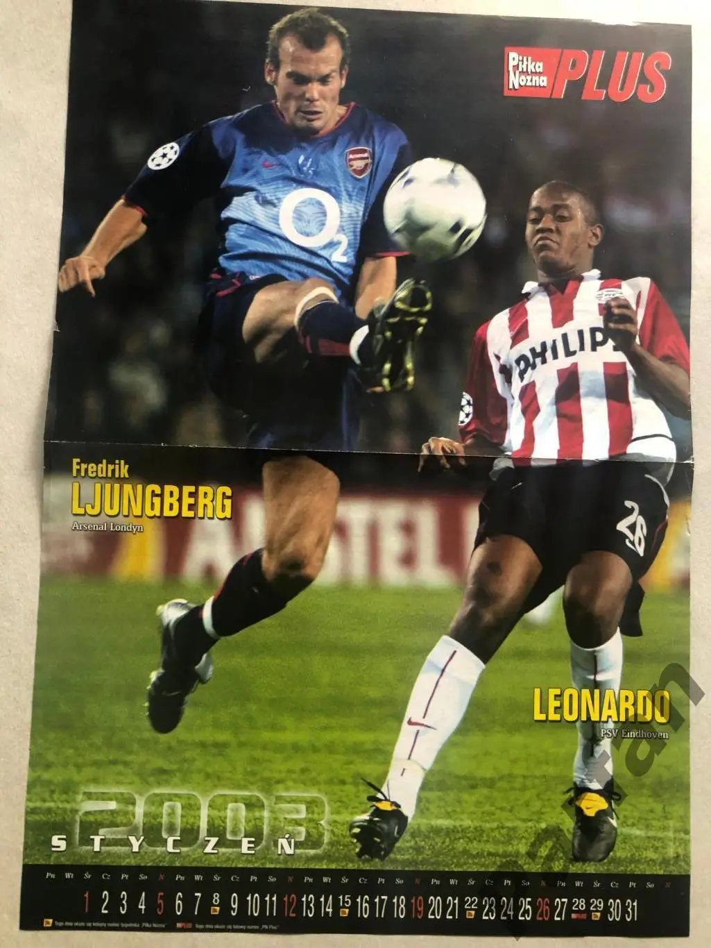 Журнал Футбол Pilka Nozna Постер Арсенал 1