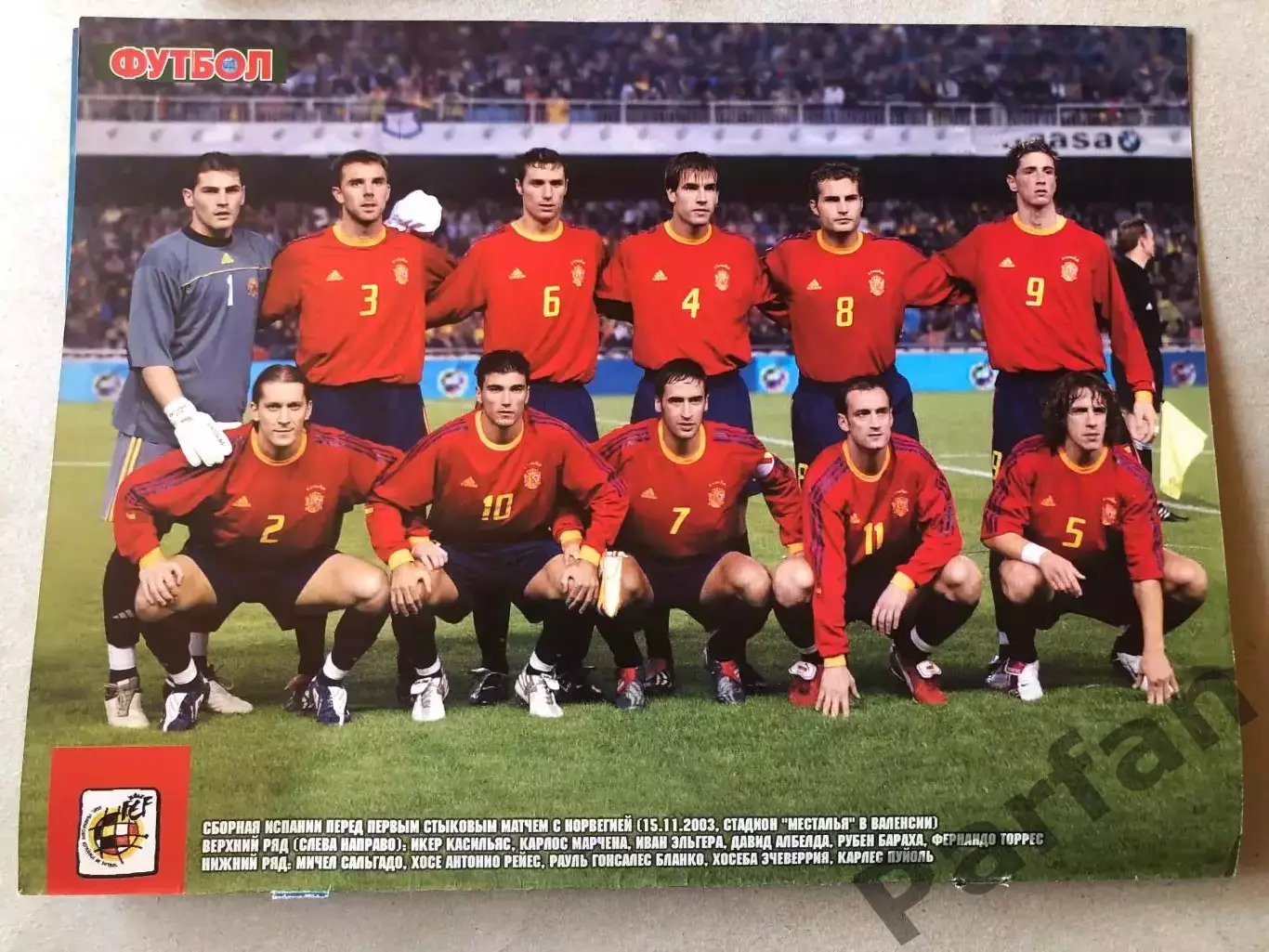Журнал Футбол Постер Іспанія 4