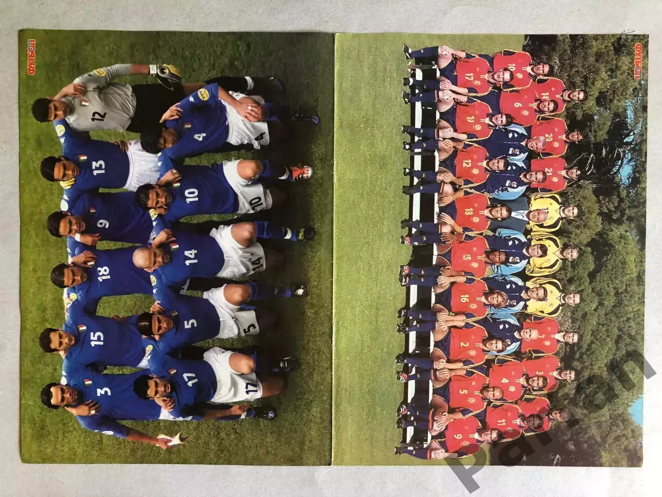 Журнал Футбол Постер Італія Іспанія