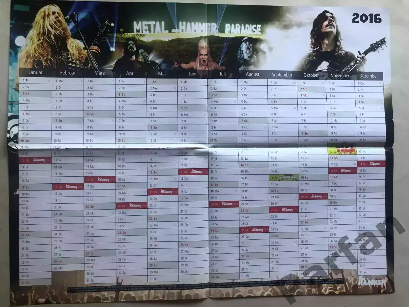 Metal Hammer Німеччина Постер Five Finger Death Punch 1