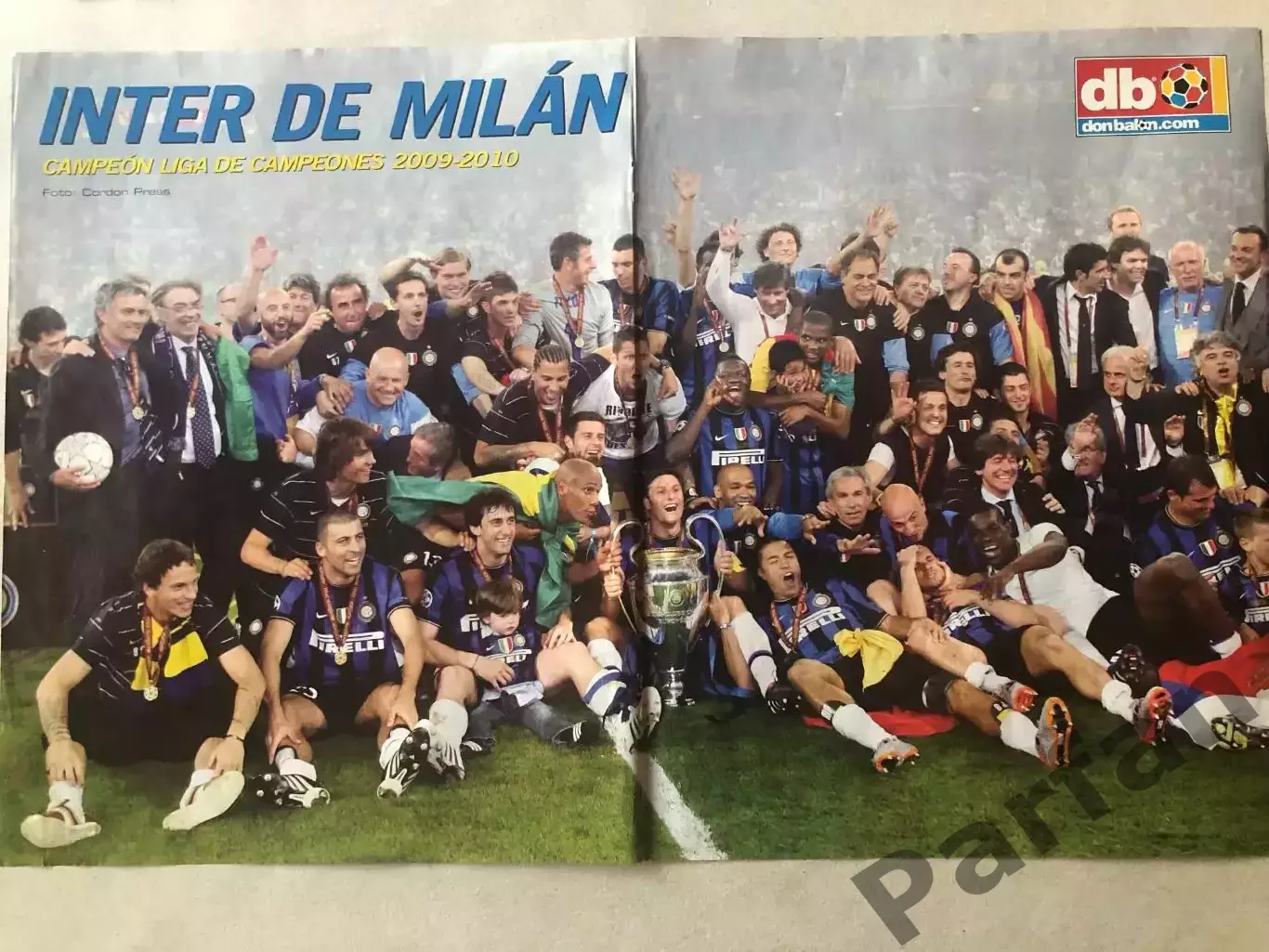 Don Balon Постер Інтер Володар Кубок Чемпіонів 2010