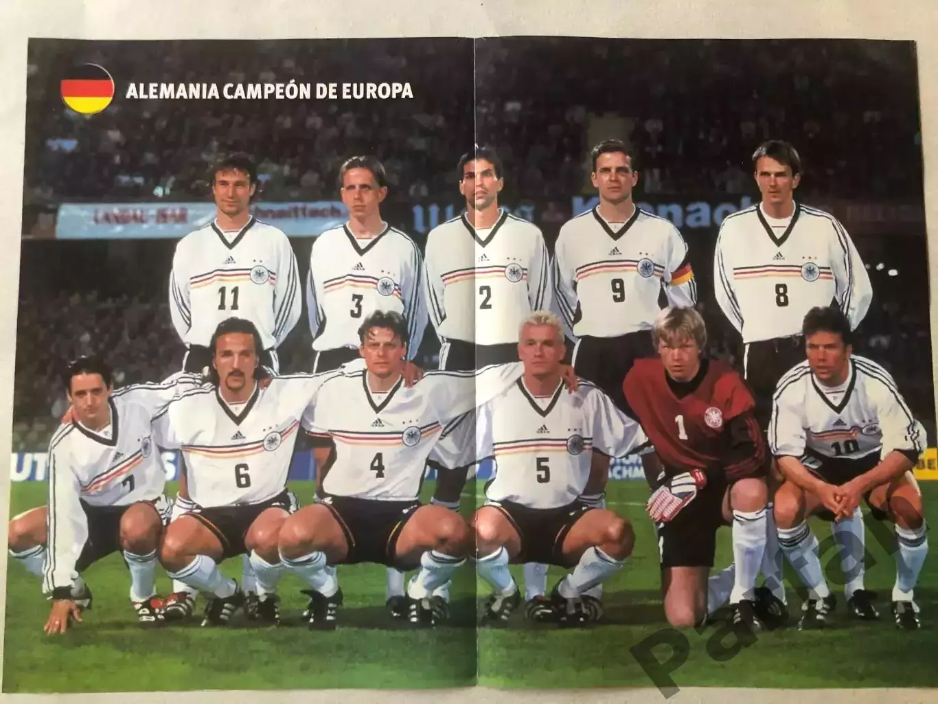 Solo Goles Постер Німеччина Чемпіон Європи 1996