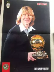 Журнал Футбол Постер Недвед Золотий м'яч