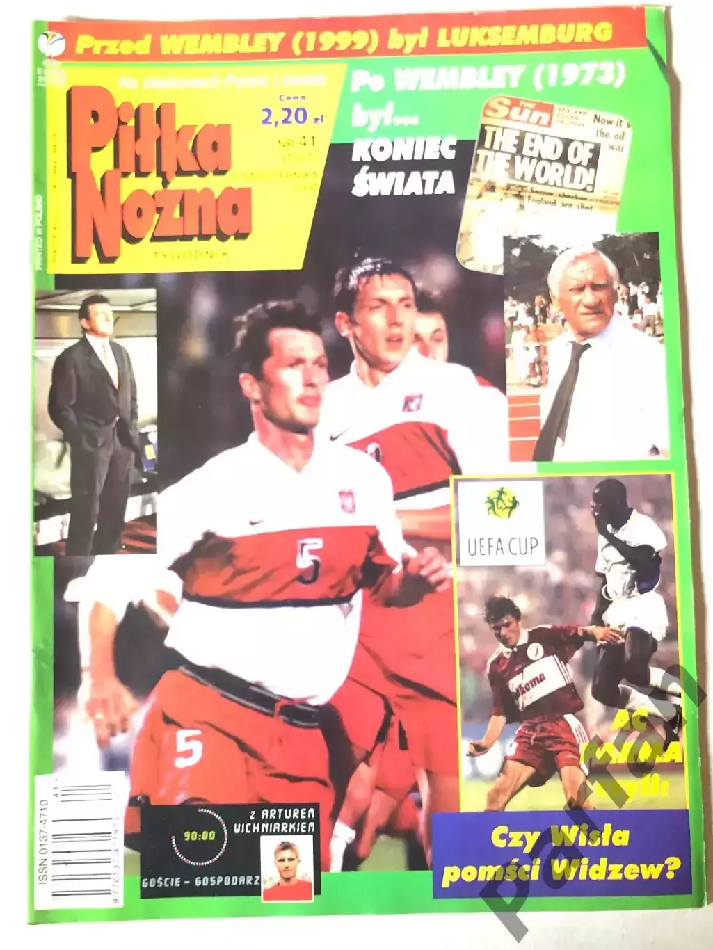 Журнал Футбол Pilka Nozna 1998 №41