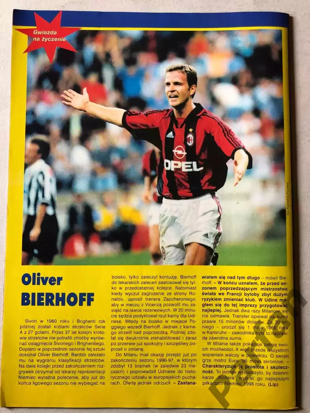 Журнал Футбол Pilka Nozna 1998 №47 1