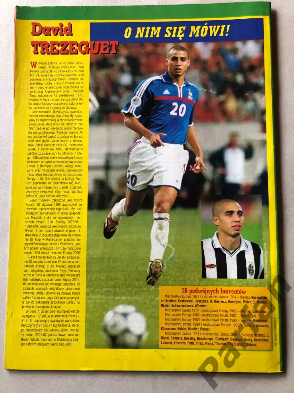 Журнал Футбол Pilka Nozna 2001 №39 1