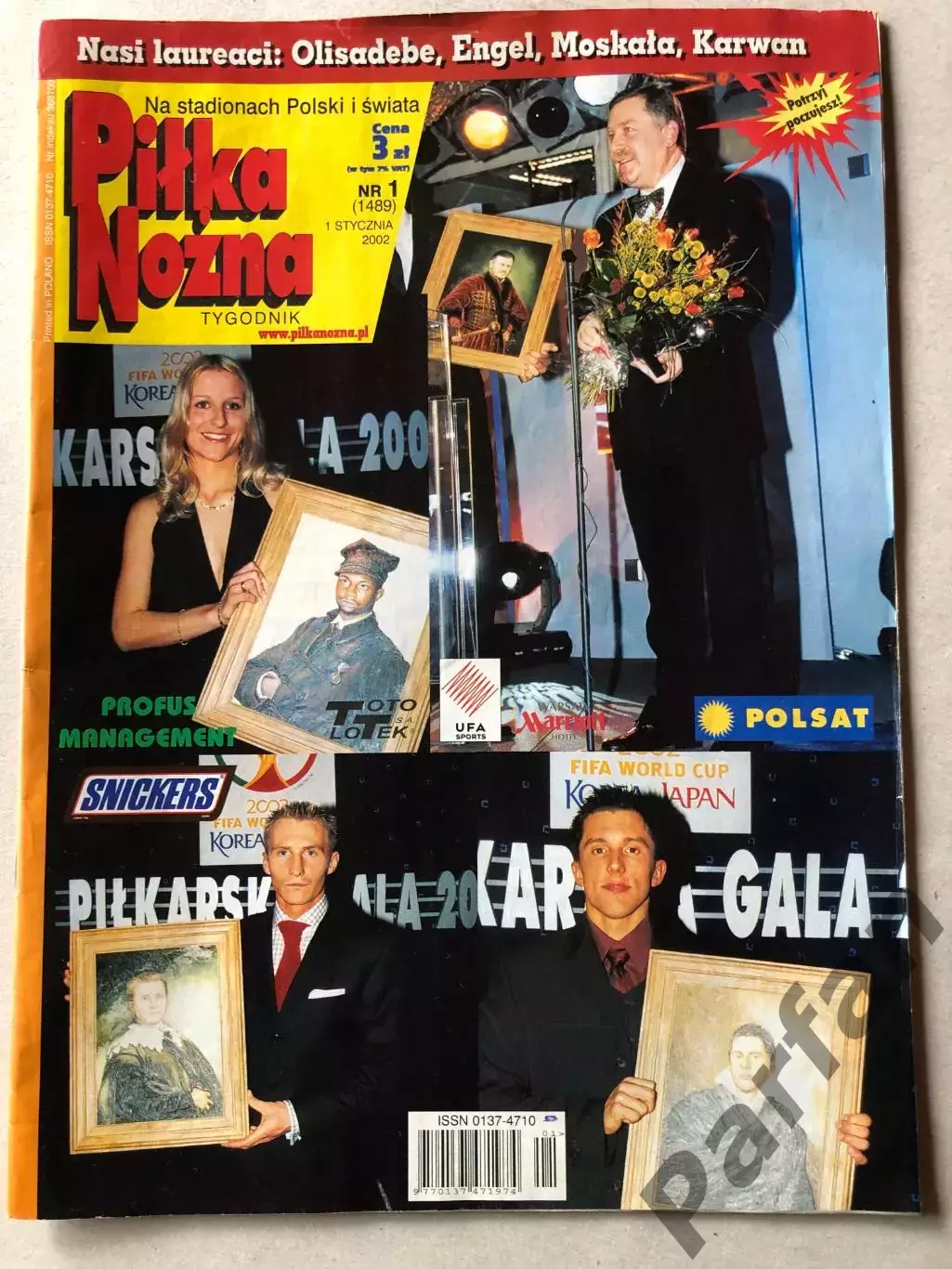 Журнал Футбол Pilka Nozna 2002 №1