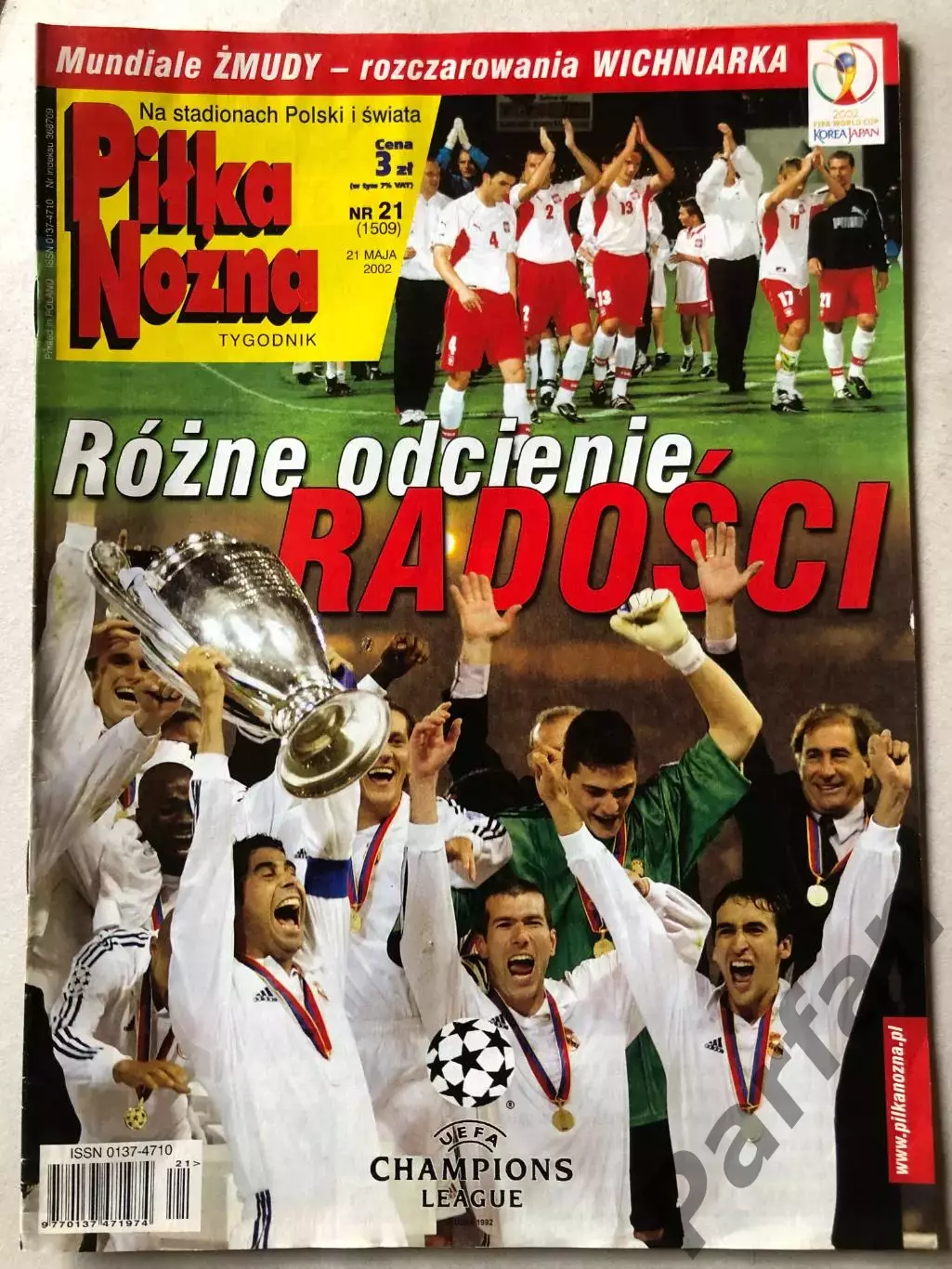 Журнал Футбол Pilka Nozna 2002 №21