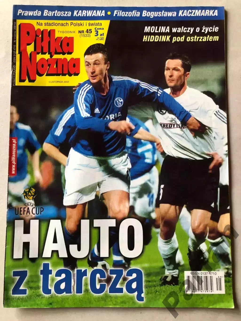 Журнал Футбол Pilka Nozna 2002 №45