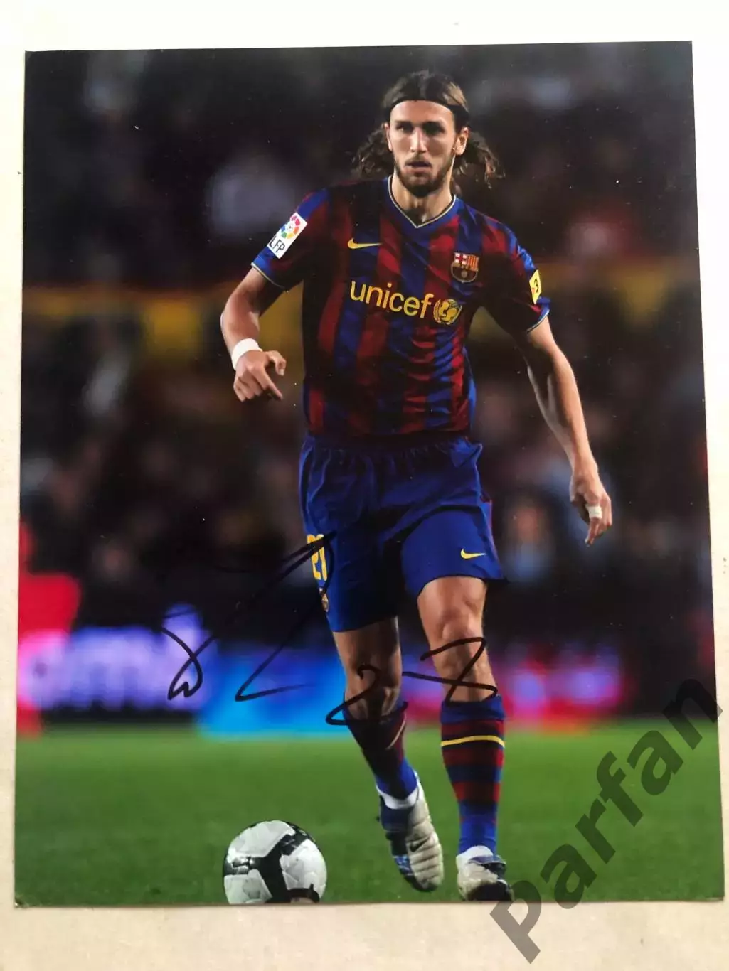 Автограф Чигринський Барселона