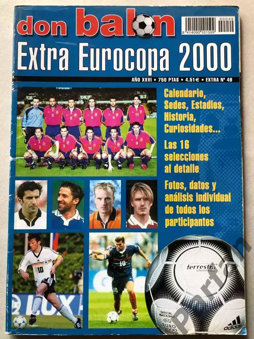 Журнал Don Balon/Дон Балон Чемпіонат Європи 2000 Специпуск