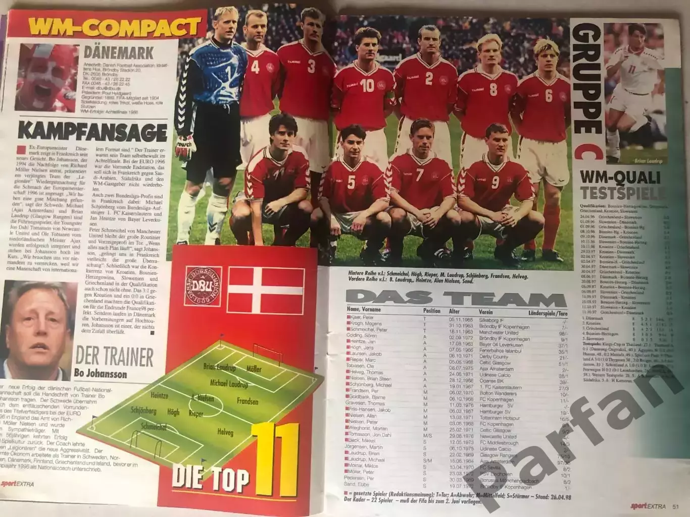 Футбол, Fusball Sport Extra/Kicker Чемпіонат Світу 1998 Спецвипуск 4