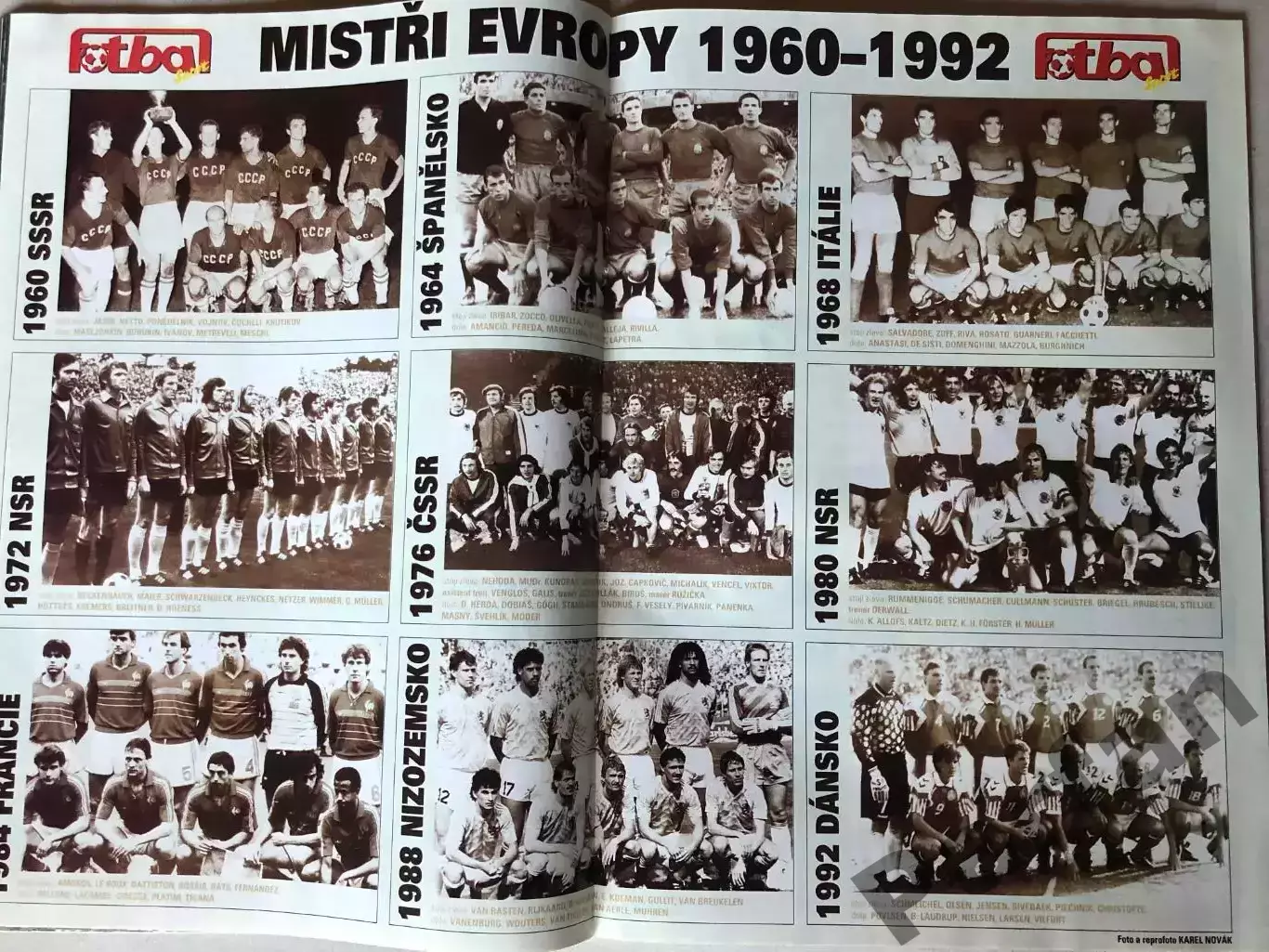 Журнал Fotbal Чемпіонат Європи ЕВРО 1996 Спецвипуск 6