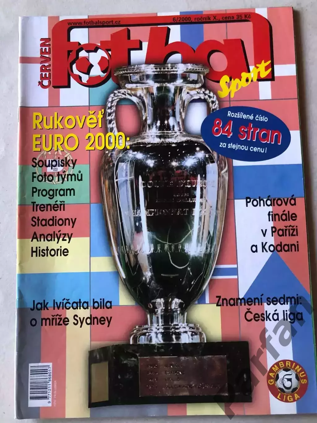 Журнал Fotbal Чемпіонат Європи ЕВРО 2000 Спецвипуск