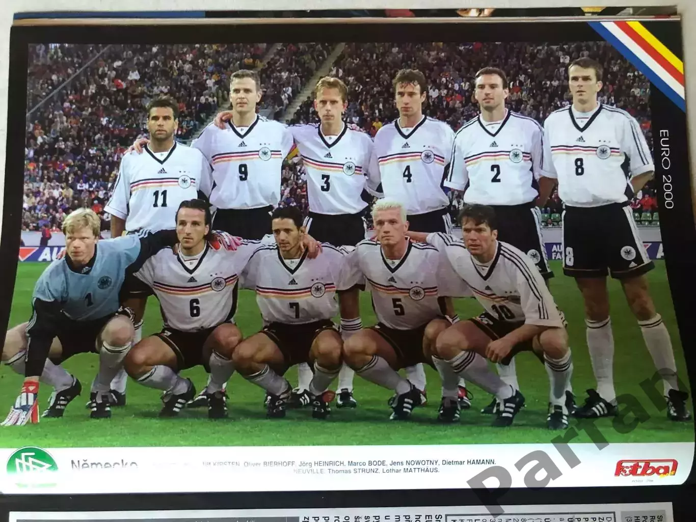 Журнал Fotbal Чемпіонат Європи ЕВРО 2000 Спецвипуск 1