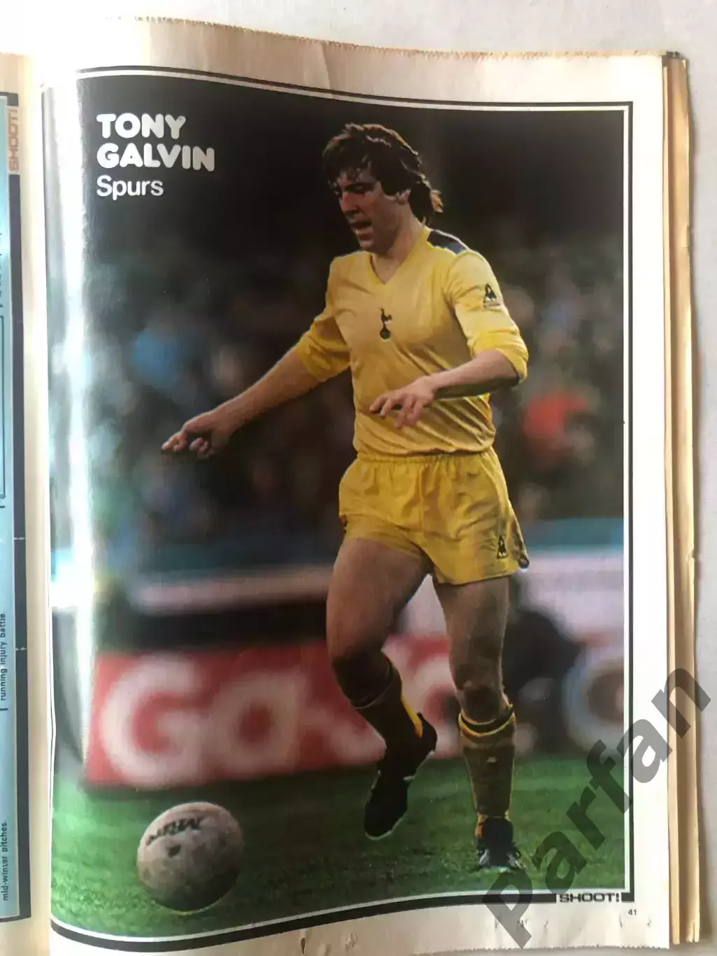 Журнал Shoot 1981 Постер Лутон Таун 3