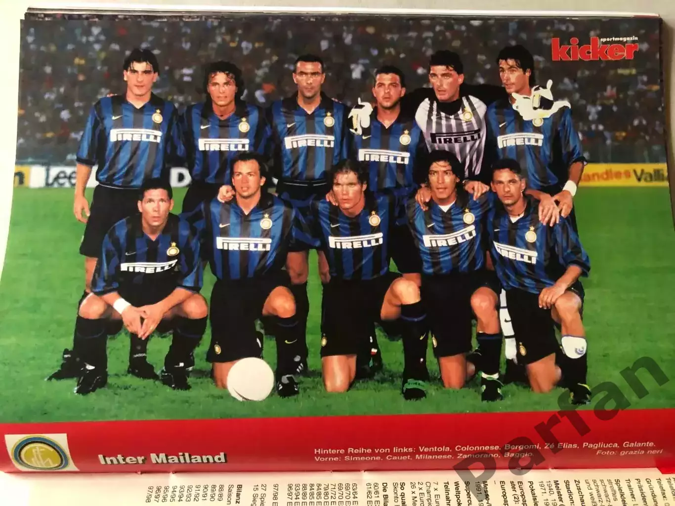 Футбол Журнал Kicker Champions league Спецвипуск 1998/99 4