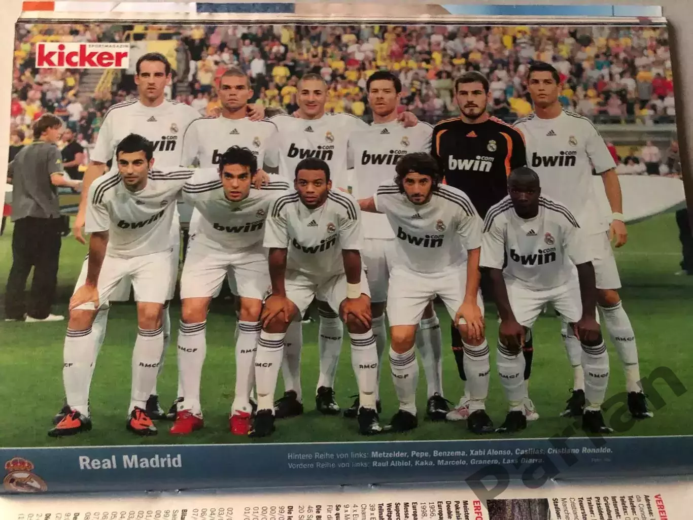 Футбол Журнал Kicker Champions league Спецвипуск 2009/10 5