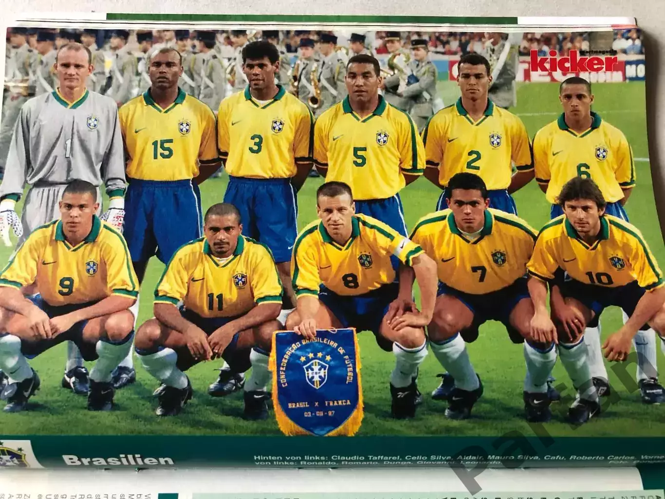 Футбол Журнал Kicker Чемпіонат Світу 1998 Спецвипуск 1