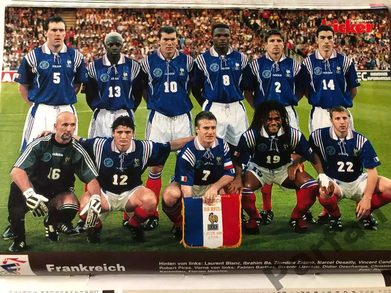 Футбол Журнал Kicker Чемпіонат Світу 1998 Спецвипуск 4