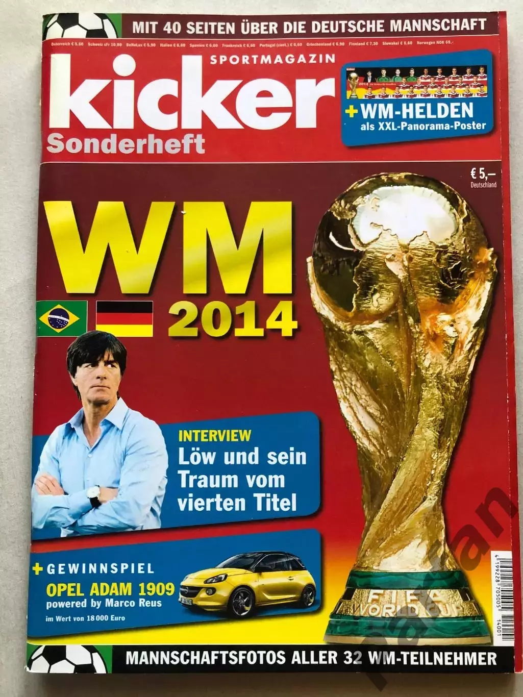 Футбол Журнал Kicker Чемпіонат Світу 2014 Спецвипуск