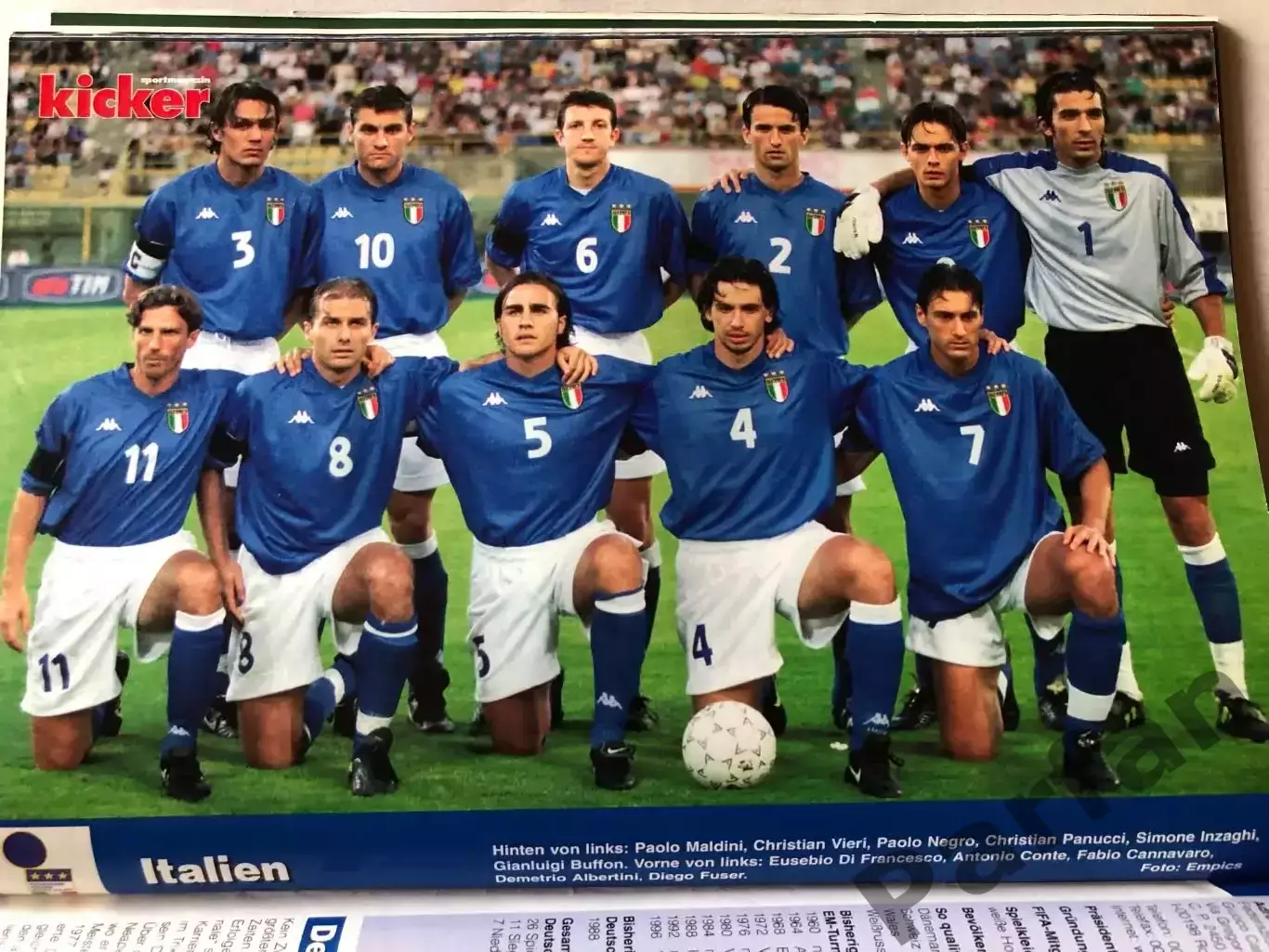 Футбол Журнал Kicker Чемпіонат Європи ЕВРО 2000 Спецвипуск 4