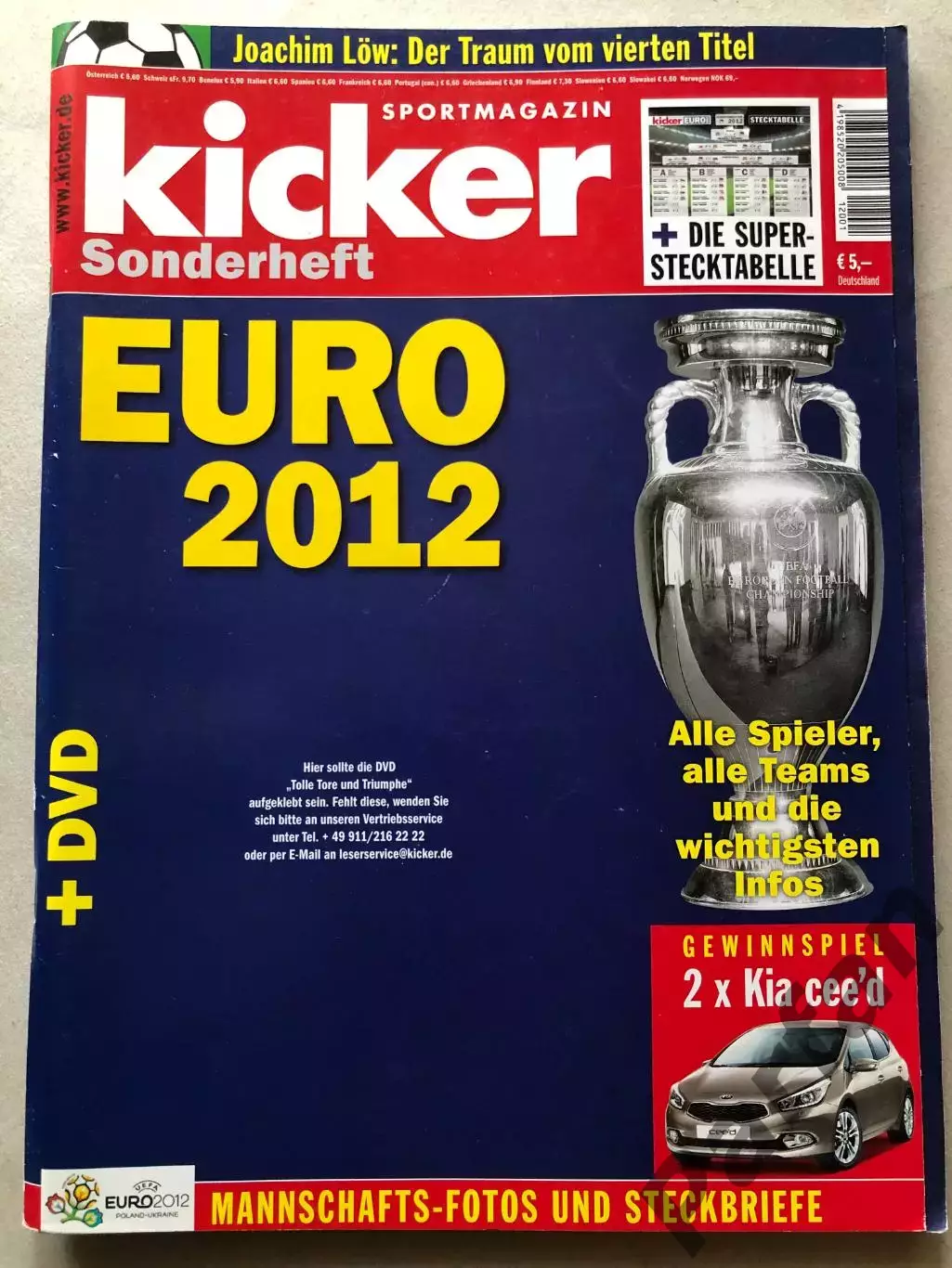 Футбол Журнал Kicker Чемпіонат Європи ЕВРО 2012 Спецвипуск