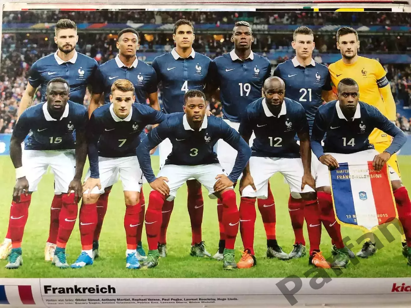 Футбол Журнал Kicker Чемпіонат Європи ЕВРО 2016 Спецвипуск 1