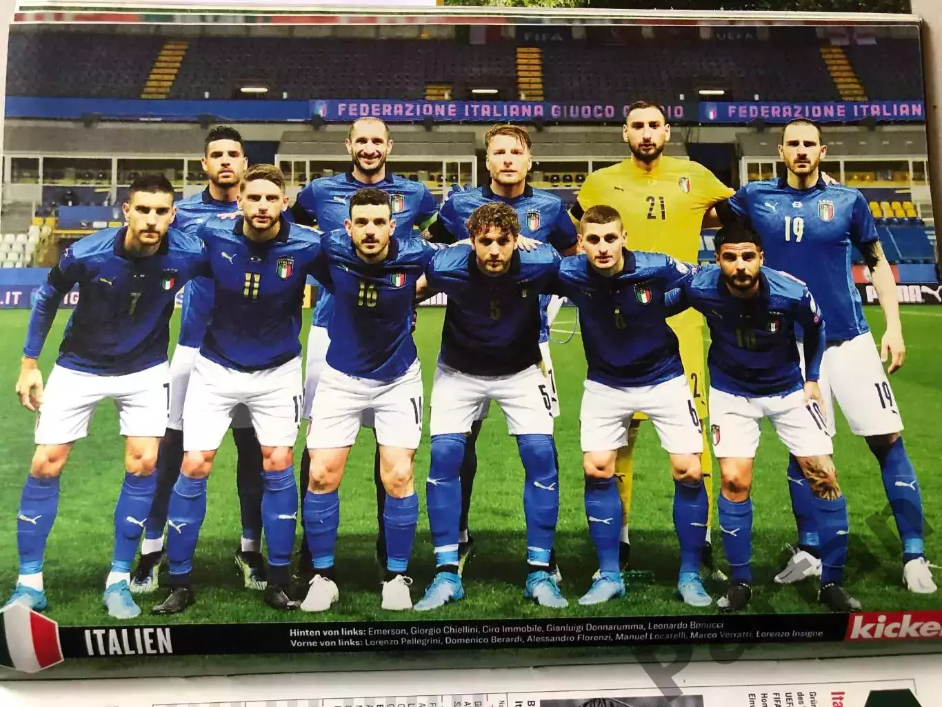 Футбол Журнал Kicker Чемпіонат Європи ЕВРО 2020/21 Спецвипуск 4