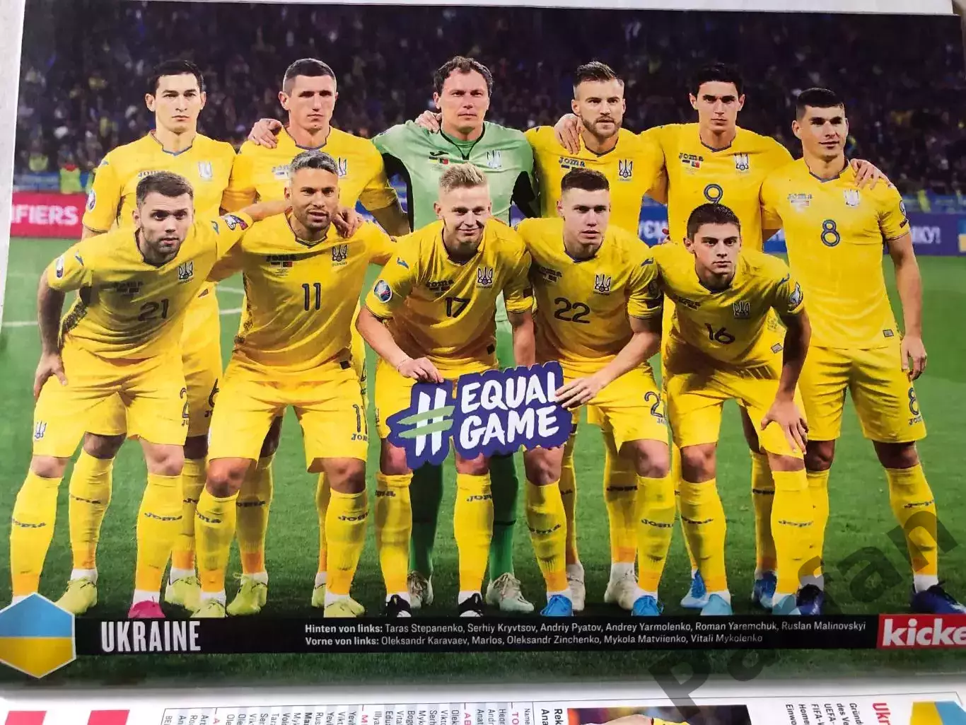 Футбол Журнал Kicker Чемпіонат Європи ЕВРО 2020/21 Спецвипуск 7
